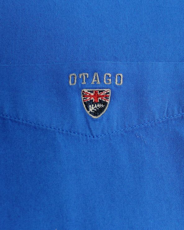 Broderie côté coeur de la chemise Buenos Aires Otago bleu royal homme