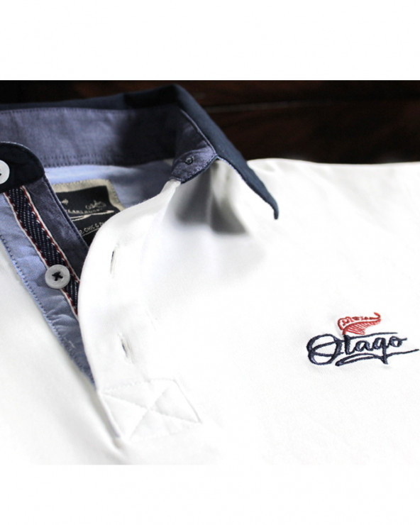 Détail produit du polo Jeany Otago écru pour home