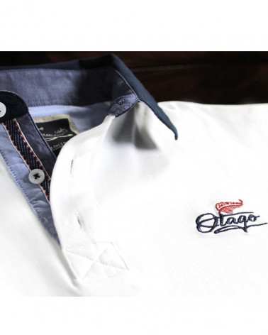Détail produit du polo Jeany Otago écru pour home