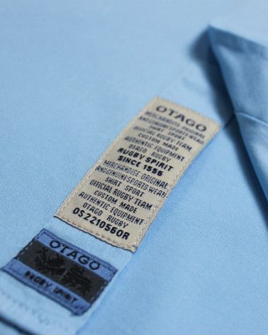Détail produit de la chemise Buenos Aires Otago bleu ocean homme