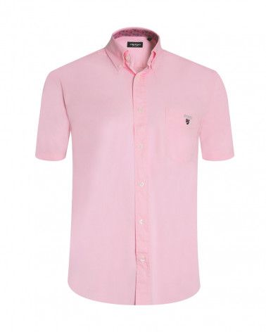 Chemise Buenos Aires Otago manches courtes pink JJ homme