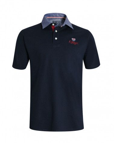 Polo Setland bleu marine pour homme