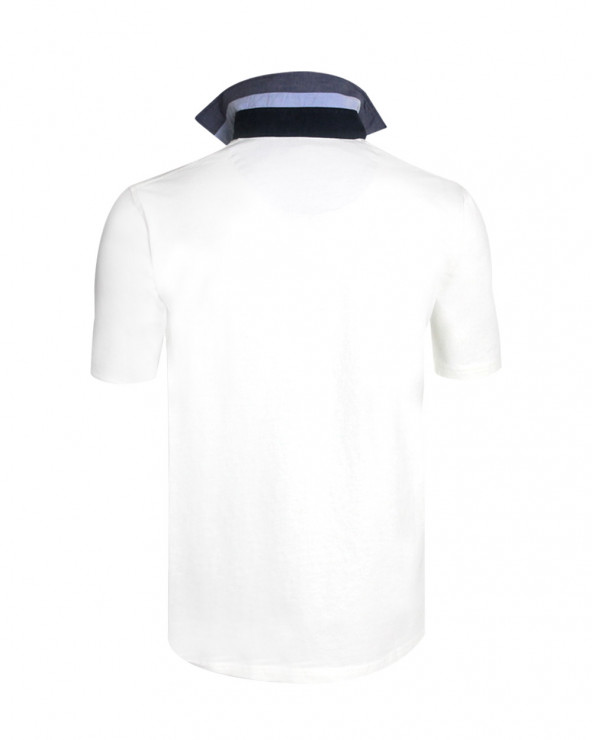 Dos du polo Jeany Otago écru pour homme