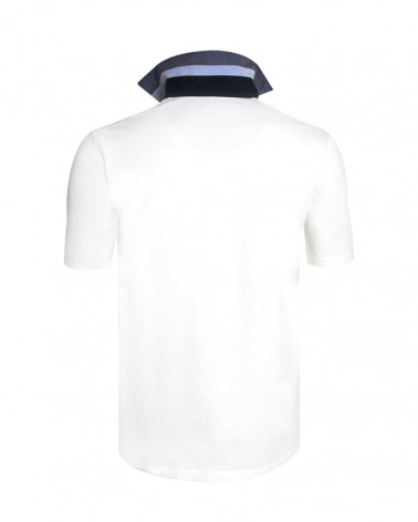 Dos du polo Jeany Otago écru pour homme
