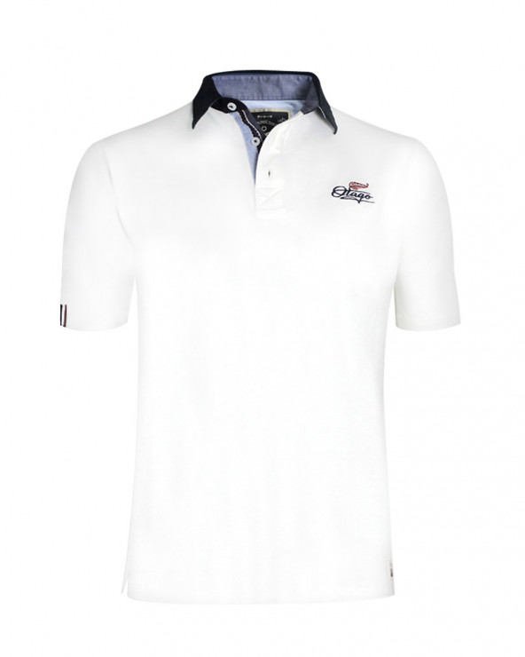 Polo Jeany Otago rugby écru homme