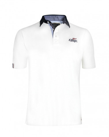 Polo Jeany Otago rugby écru homme