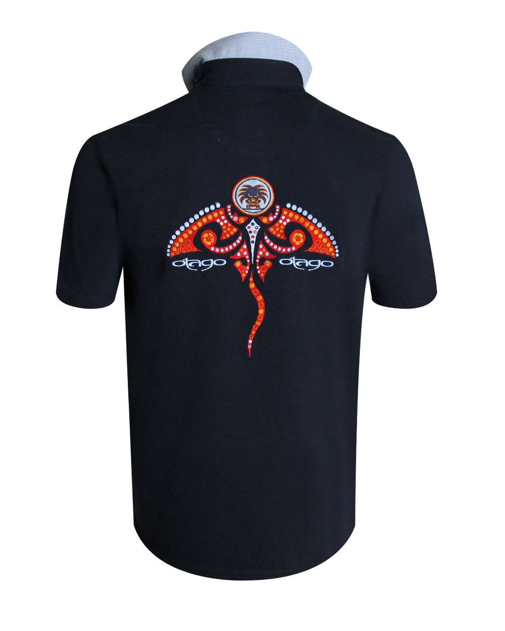 Polo Mantaflo manches courtes Otago rugby bleu marine pour homme