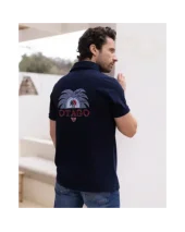 TIKBOSS POLO MC OTAGO BLEU MARINE