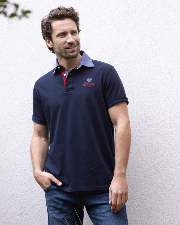 Polo Setland Bleu marine pour homme