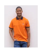 GRIFFAX POLO MC OTAGO VERMILLON ORANGE GRIFFAX POLO MC OTAGO VERMILLON ORANGE