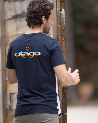 Dos du tee shirt Teesup Otago bleu marine pour homme