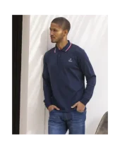 NESTON PULL COL POLO OTAGO BLEU MARINE NESTON PULL COL POLO OTAGO BLEU MARINE