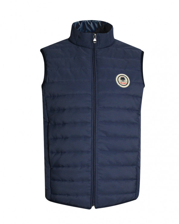 Doudoune sans manche TAHUJET otago rugby bleu marine pour Homme