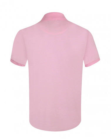 Dos du polo Filafil rose pour homme