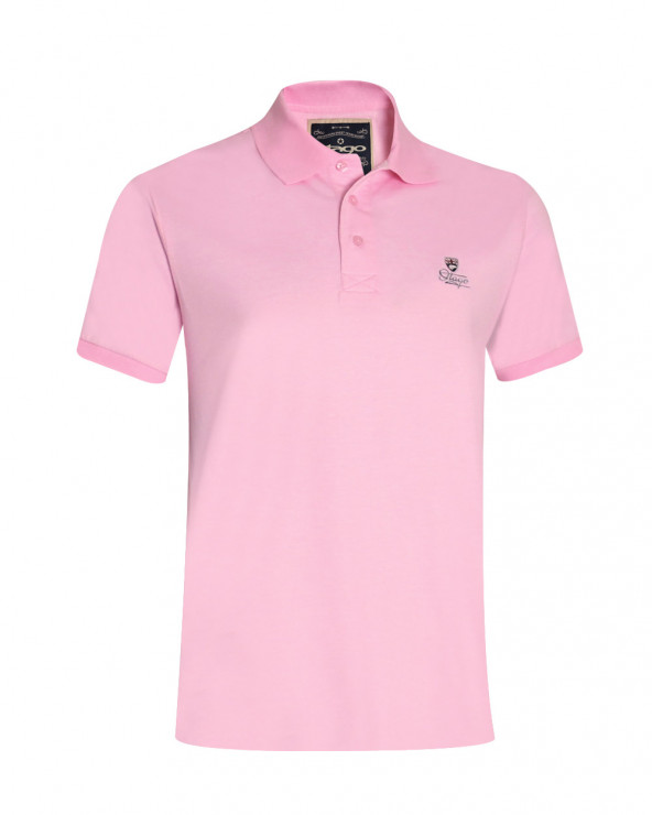 Polo manches courtes FILAFIL Otago rugby rose rayé pour homme