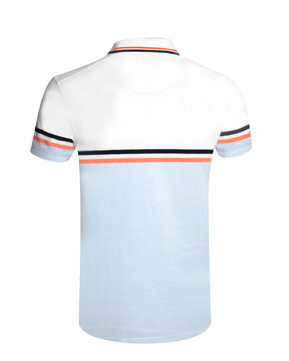 Dos du polo Peralta blanc pour homme