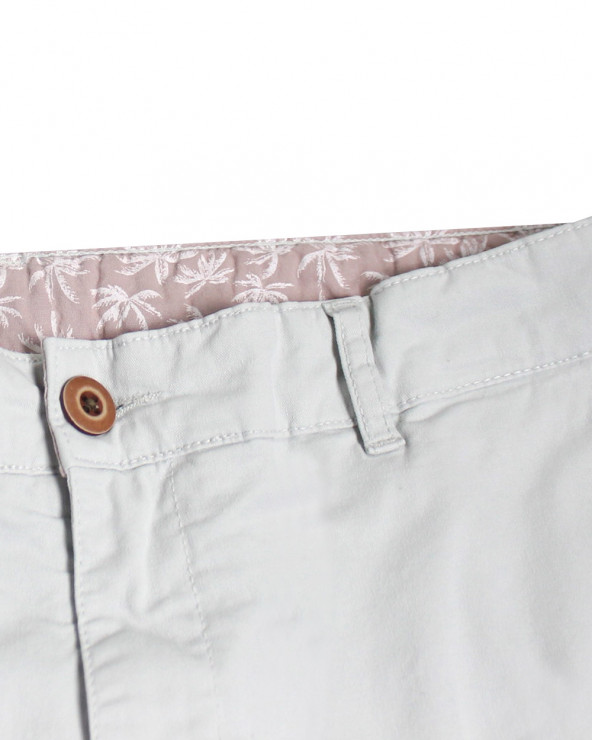 2 poches et fermeture avec braguette et bouton du pantalon Marco Otago gris clair pour homme