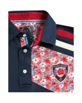 BEACHFLOR POLO MC OTAGO BLEU MARINE