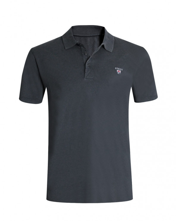 Polo Dolce manches courtes Otago rugby gris pour Homme