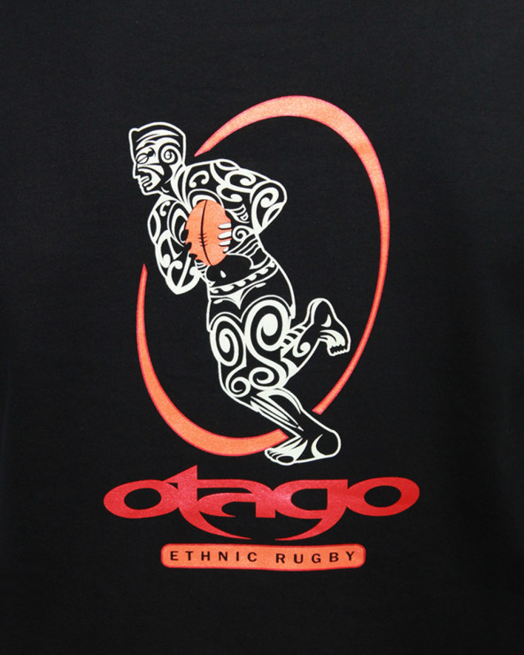 Dos sérigraphié du tee-shirt Tatoo Otago noir pour homme