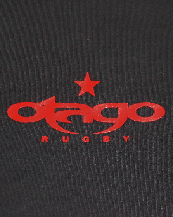 Sérigraphie devant du tee-shirt Spirit Otago noir manches longues pour homme