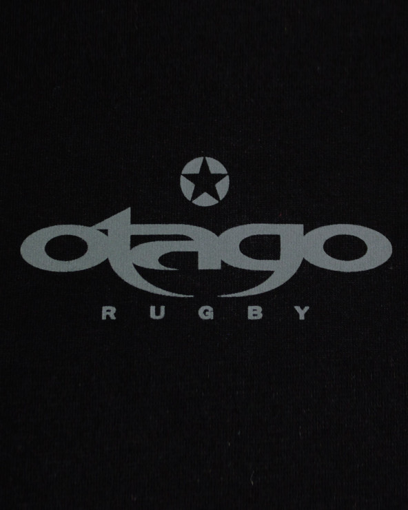 Sérigraphie devant du tee-shirt Taranaki Otago noir manches longues pour homme