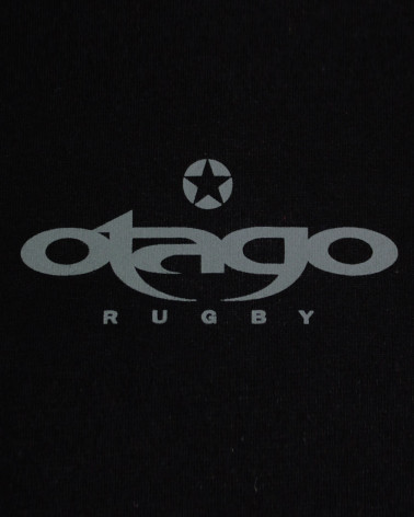 Sérigraphie devant du tee-shirt Taranaki Otago noir manches longues pour homme