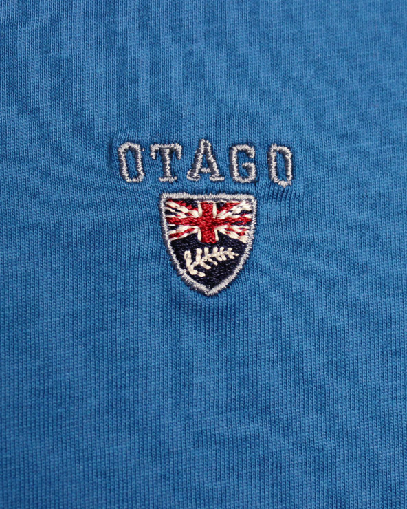 Broderie côté coeur du tee shirt Buenaray Otago blue sapphire pour homme