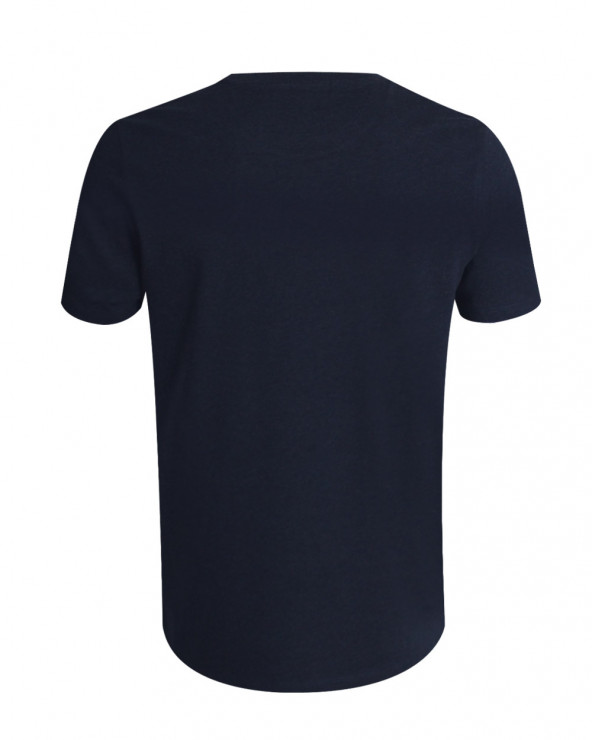 Dos du tee shirt Everlandy Otago bleu marine pour homme