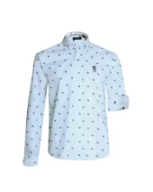 243 CHEMISE ML OTAGO RAYEE FLEUR BLEU CIEL 243 CHEMISE ML OTAGO RAYEE FLEUR BLEU CIEL