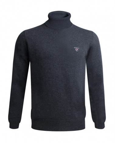 Pull Buenos Aires col roulé Otago anthracite pour homme