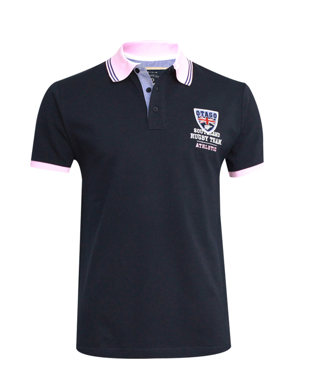 Polo Artax Otago rugby manches courtes marine homme