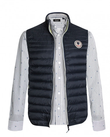 Doudoune sans manche LARK marine Otago rugby pour Homme