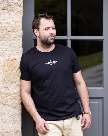 Détail produit du tee shirt Team Otago noir pour homme