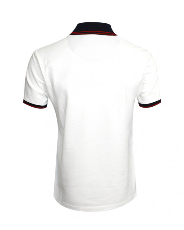 Dos du polo Artax Otago écru pour homme