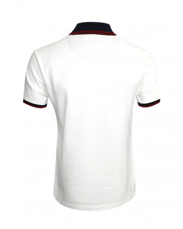 Dos du polo Artax Otago écru pour homme