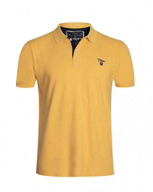 Polo Abruzzo manches courtes Otago rugby mimosa homme