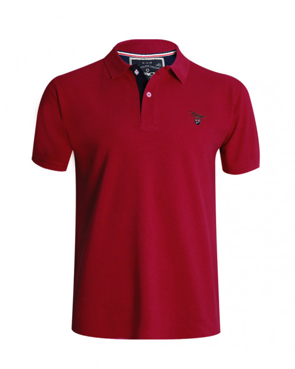 Polo Abruzzo manches courtes Otago rugby bordeaux homme