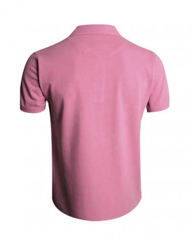 Dos du polo Abruzzo Otago rose pour homme