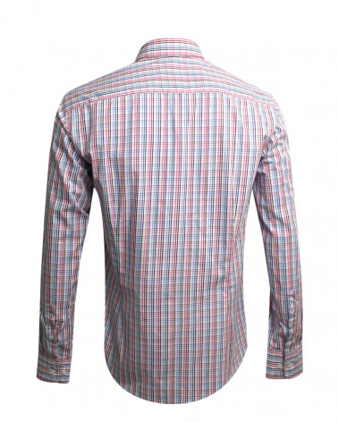 Dos de la chemise Caye Otago multicolore pour homme