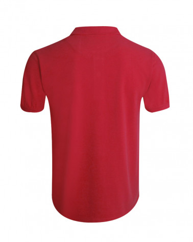 Dos du polo Abruzzo Otago rouge pour homme