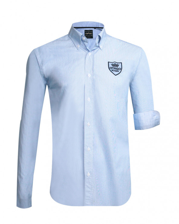 Chemise Label Otago bleu ciel pour homme