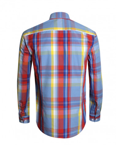 Dos de la chemise 108 Otago bleu pour homme