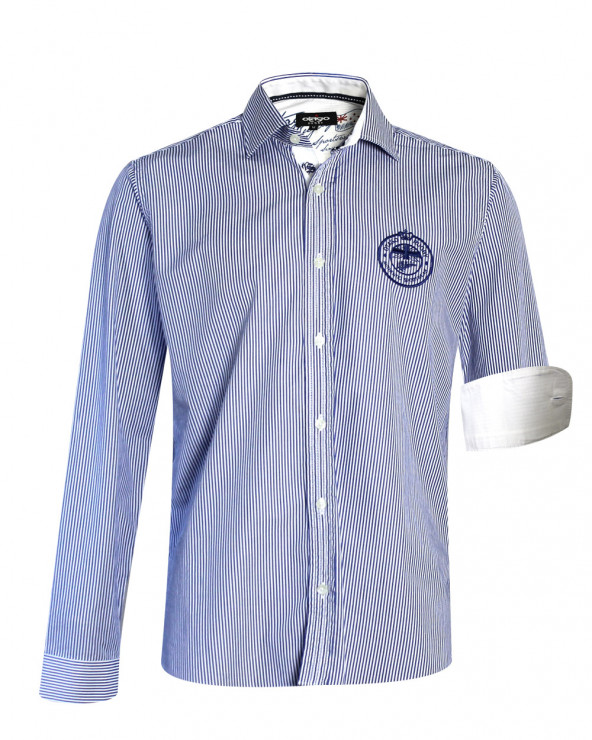 Chemise manches longues OTASPHERE Otago rugby oxford bleu ciel pour homme