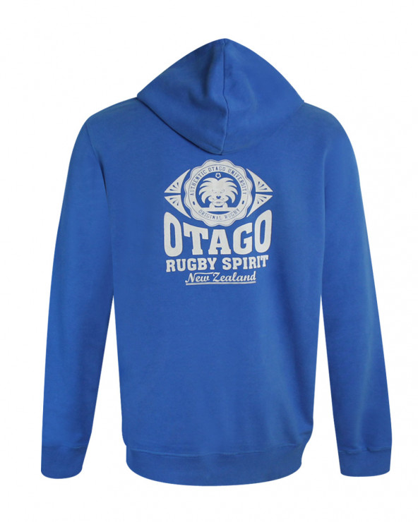 Sweat zip capuche Everland Otago rugby bleu royal pour homme