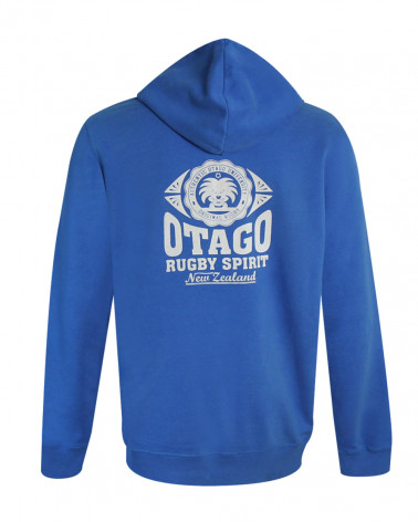 Sweat zip capuche Everland Otago rugby bleu royal pour homme