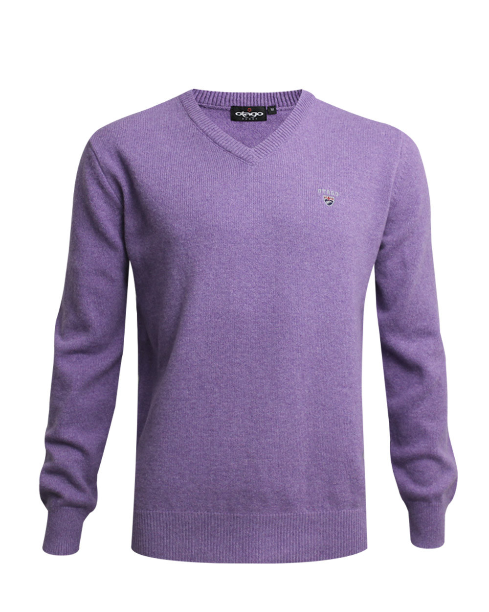 Pull Buenos Aires col V Otago rugby violet pour homme