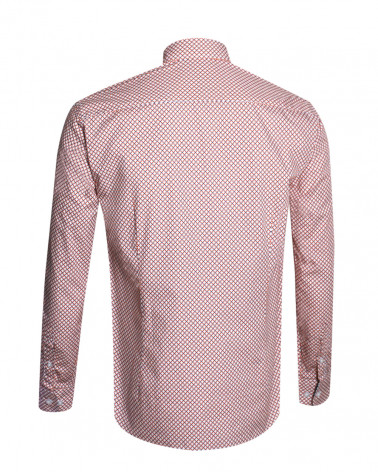 Dos de la chemise 204 Otago orange pour homme