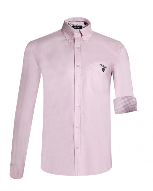 chemise Flotag Oxford Otago rose pour homme