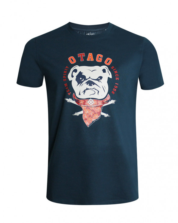 Tee shirt Pacific Otago rugby marine pour homme